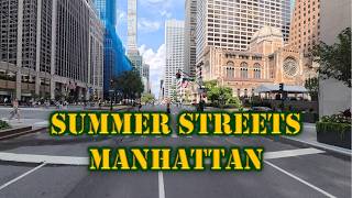 Summer Streets  - 44 Min Virtual Run in Manhattan 4K