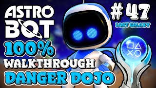 Astro Bot (PS5) - 100% Walkthrough (Danger Dojo) Lost Galaxy ALL Bots and Puzzle Pieces