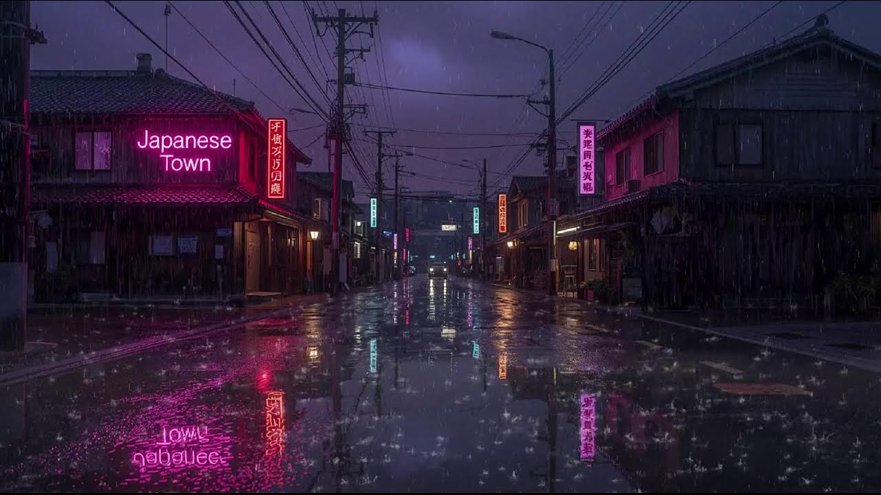 Rainy Night Lofi Mix 🌙 Calm Chillhop Beats to Relax, Study & Sleep #76