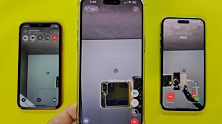 Incoming Call Three FaceTime iPhone 15pm, iPhone 14pm, iPhone 11 video Call