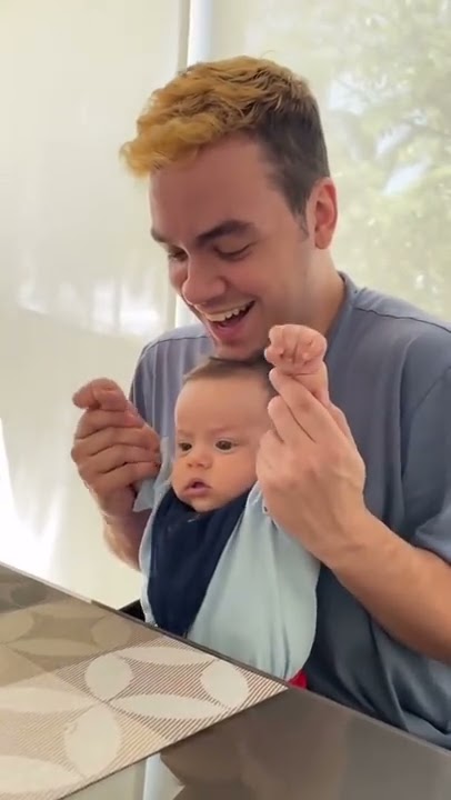 Oi YouTube este é o meu filho Luke com 5 meses já. ❤️ Valeu! #shorts