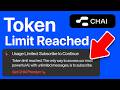 Fix Chai Token Limit Errors Without Paying