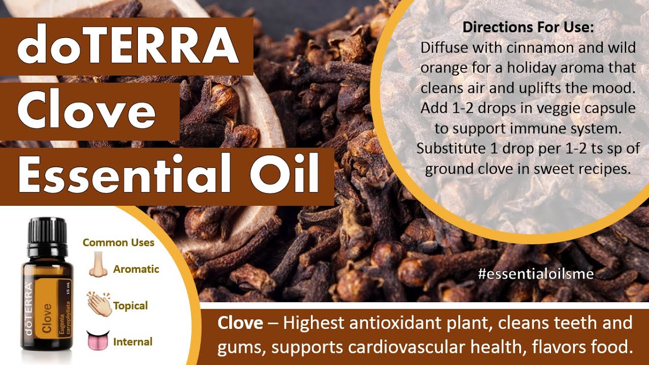 Magnificent doTERRA Clove Essential Oil Uses - YouTube