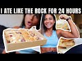 I ate like THE ROCK for 24 HOURS...