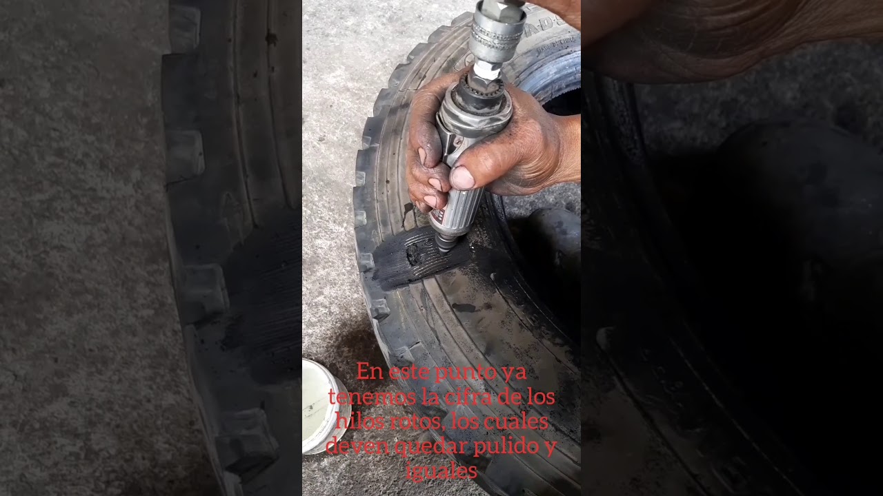 Reparacion llanta radial camion
