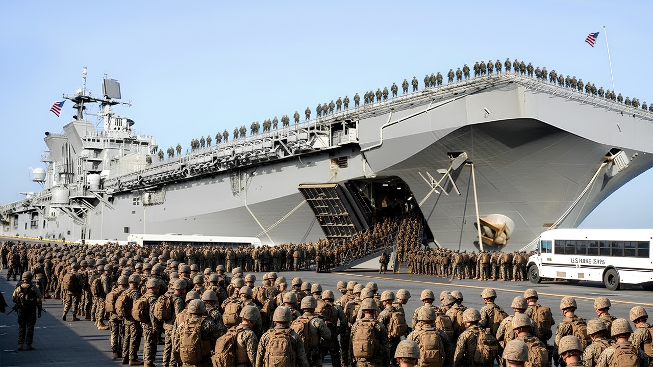 Tensions Rise! USS Tripoli Departs to Conduct Rapid Response Operations