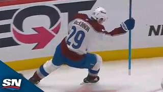 Nathan Mackinnon Sprints Out For A One-Man Breakaway Goal