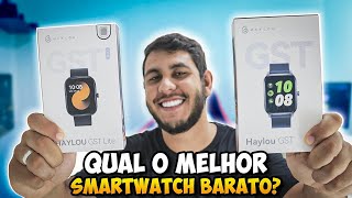 HAYLOU GST vs HAYLOU GST LITE! Qual o melhor smartwatch de entrada? (comparativo completo)