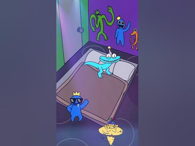 Which 🌈 RAINBOW FRIEND is Not Sleeping? 💤 (Cartoon Animation)