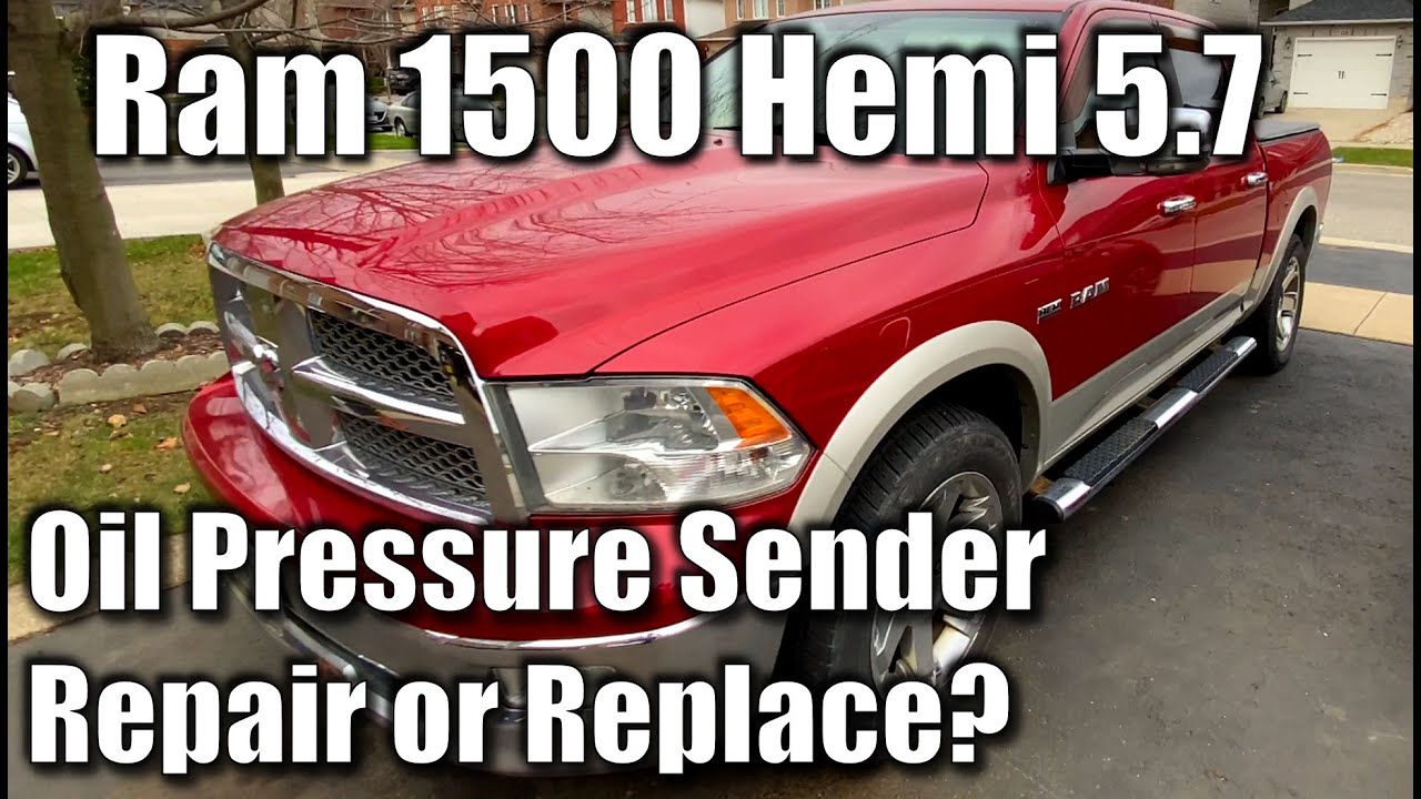 Diagnosing An Oil Pressure Fault On My 2010 Ram 1500 Hemi 5.7 - YouTube