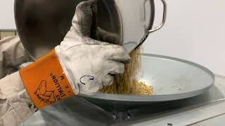 Cleaning Soybeans using the Rotary Sorter!