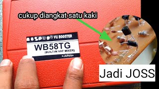 Modif Boster Tv Maspro Wb58Tg Supaya Bisa Langsung Konek Setbox Tanpa Power Supply
