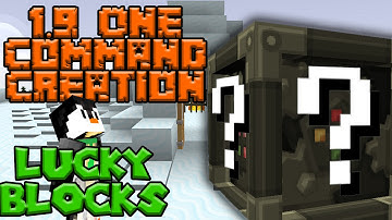 LUCKY BLOCKS IN 1.9 | 1.9 One Command Block Creation: Minecraft