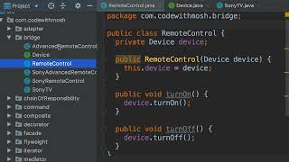 74 Bridge Pattern Implementation
