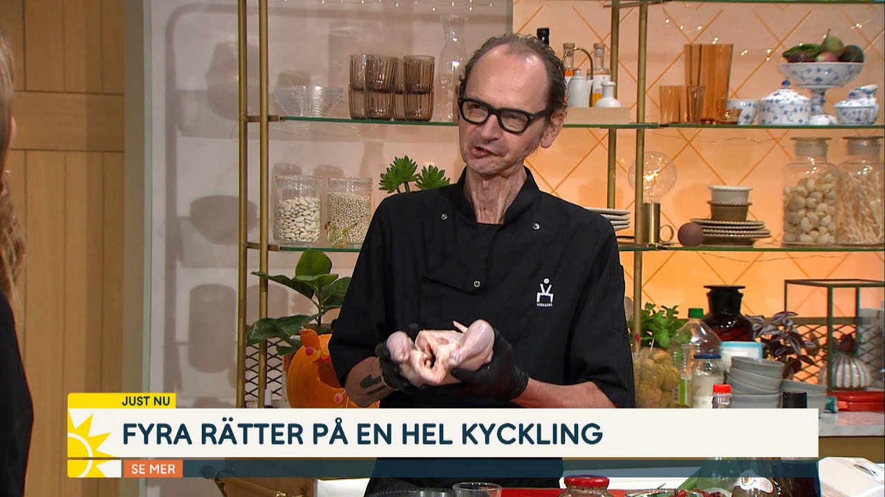 4 rätter på 1 hel kyckling | Nyhetsmorgon | TV4 & TV4 Play