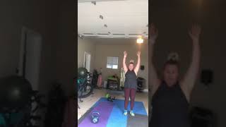 Burpee modification with push up