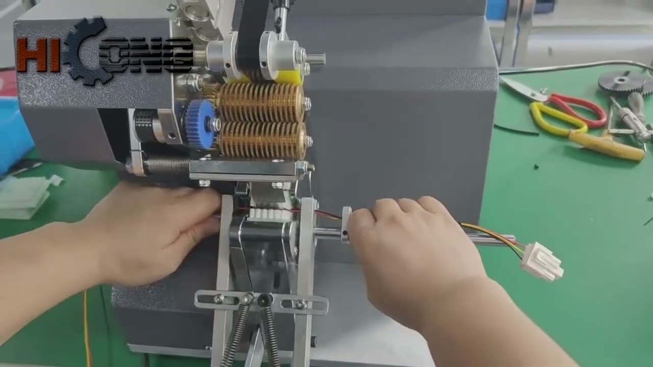 Dot wrapping tape machine 