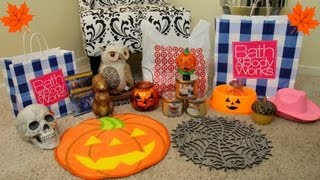 Shopping & Fall Haul ~ Target, Bath & Body Works, Kohls & More
Fall Haul & Halloween Shopping At Target.
Bath & Body Works Haul
Target Haul
Kohls Haul
Room Décor Haul
Halloween Haul
♥ My Instagram ~ http://instagram.com/thesparklylifestyle
♥ My Blog~ http://www.thesparklylifestyle.blogspot.com/
♥ My Twitter ~ http://twitter.com/#!/SparklyBlonde1
Thanks for watching! Have a sparkly day! xoxo Faith Shopping & Fall Haul ~ Target, Bath & Body Works, Kohls & More