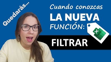 La NUEVA función FILTRAR de EXCEL (Como la función BUSCARV pero con varios resultados)