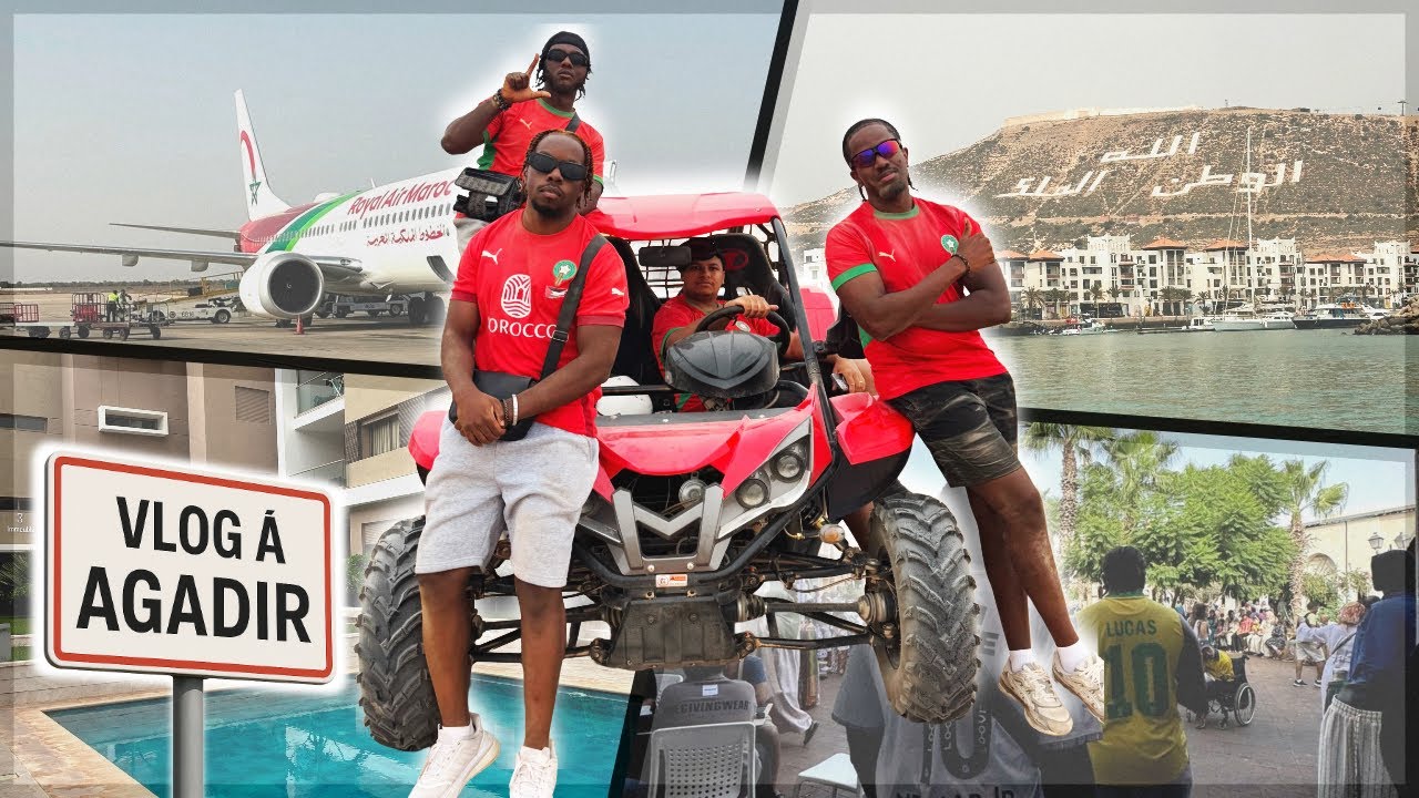 #VLOG : UNE SEMAINE À AGADIR AVEC MES POTES 🇲🇦☀️🌴