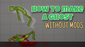 👻 How to make a GHOST Without mods in melon playground!