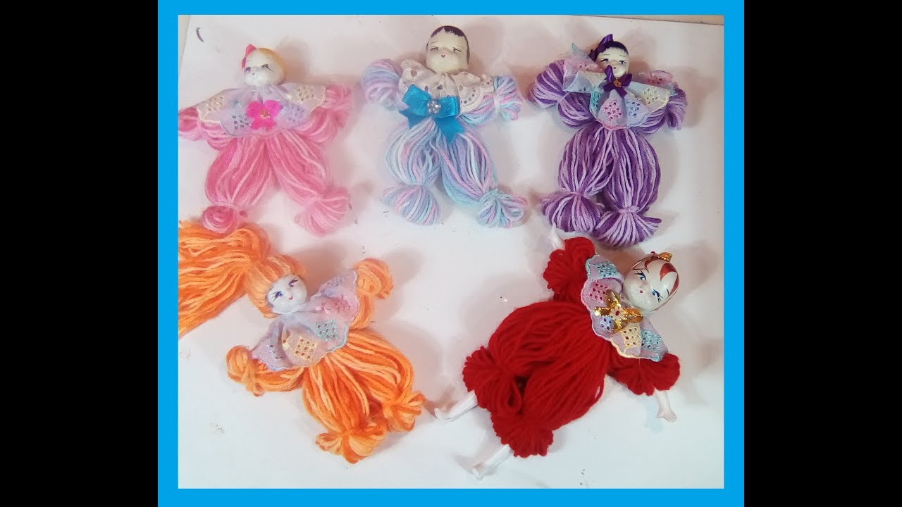 Tutorial - Fofolete a bonequinha de lã