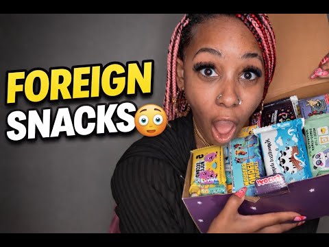 I TRIED FOREIGN SNACKS PT. 1