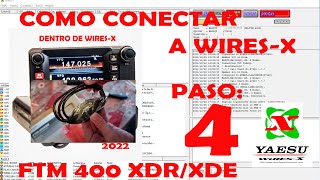 Wires-X Yaesu FTM 400 ON THE Wires-X NETWORK Step 4 - YouTube