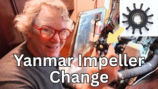Yanmar 4JH4E Impeller Change - Marine Diesel Maintenance - Pearson 424