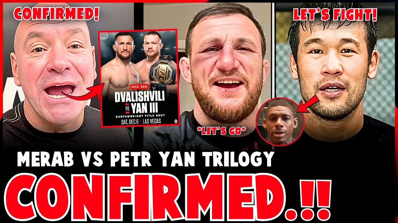 Merab Dvalishvili vs Petr Yan Trilogy CONFIRMED! | Shavkat Rakhmonov vs Joaquin Buckley! | MMA News