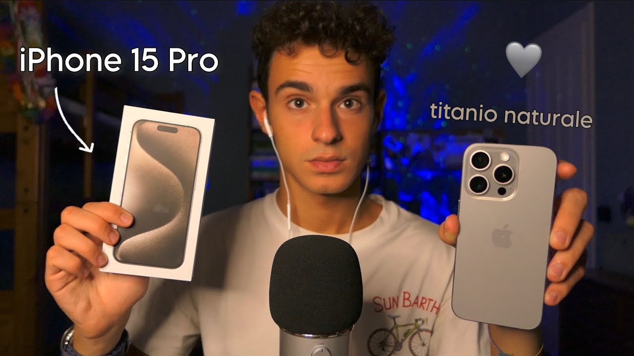 Unboxing iPhone 15 Pro 🩶 | ASMR