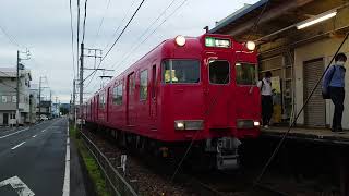 [祝2周年！]名鉄6007F+6816F準急豊川稲荷行き　諏訪町駅発車