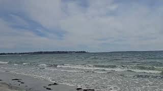 Pine Point Beach. Scarborough,  ME. 4-21-26. 43 degrees. High Tide. 