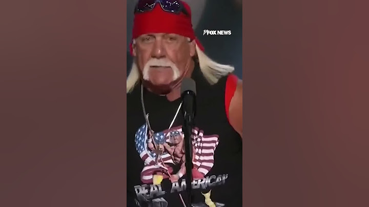 Hulk Hogan rips off his shirt to reveal he's backing a Trump-Vance ticket to the White House