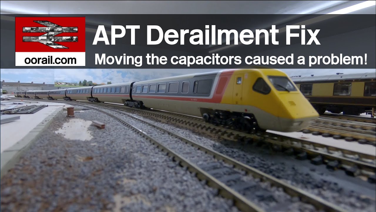 APT Derailment when moving capacitors above the bogie!