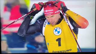 Jaktstart 🇸🇪 Sebastian Samuelsson 1+ analys och intervju ✨️ Östersund Skidskytte Världscupen 23/24