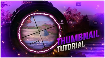 PUBG Mobile Thumbnail Tutorial with Glowing effect on Android || Pixel lab or PS touch||