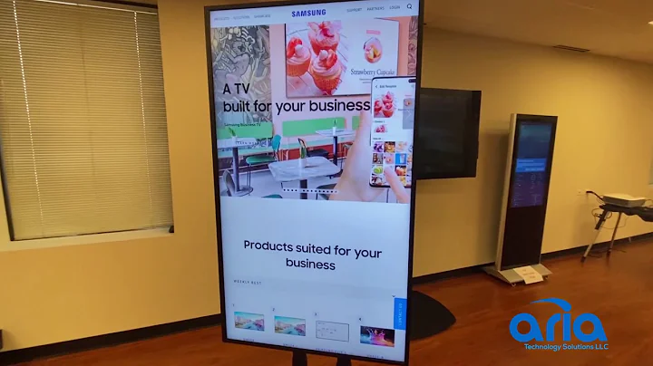 Aria AV Rentals -Samsung QMR Series 43 With Stand