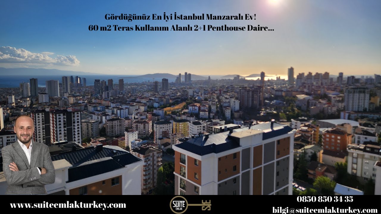 Görebileceğiniz En İyi İstanbul Manzaralı Ev! | Kartal Yakacık Demirli Twinstar Yenilenmiş Penthouse