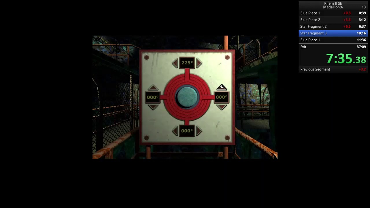 Rhem II SE Medallion% speedrun 