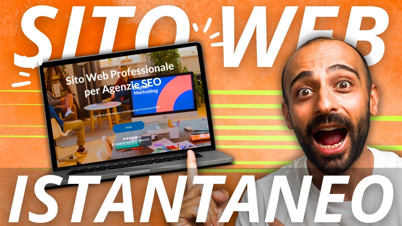 CREARE un SITO WEB in 1 MINUTO con l'INTELLIGENZA ARTIFICIALE - YouTube