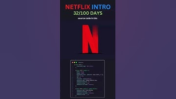 Netflix Logo | full Code Link in Bio |  #coding #frontendcourse #webdevelopment #python