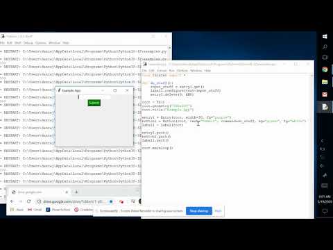 How To Change A Widget's Width | Python GUI Apps With Tkinter