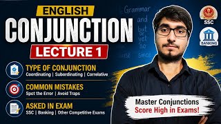 Conjunction Complete Guide 🔥 | All Types + Rules + Exam Questions (SSC/Banking)