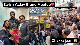 Elvish Yadav Grand Meetup Krishna Nagar East Delhi Sona Jewellers Opening Anjali Arora