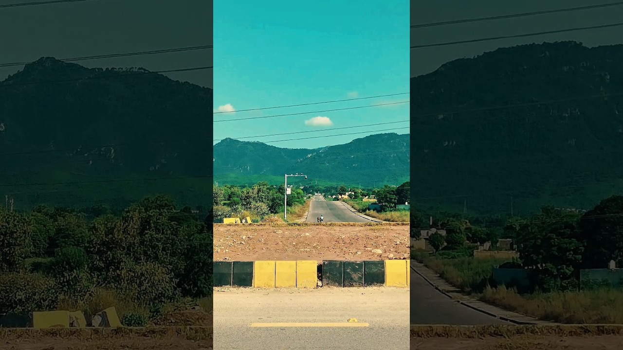 Beautiful Mountain view Islamabad❤🌲 