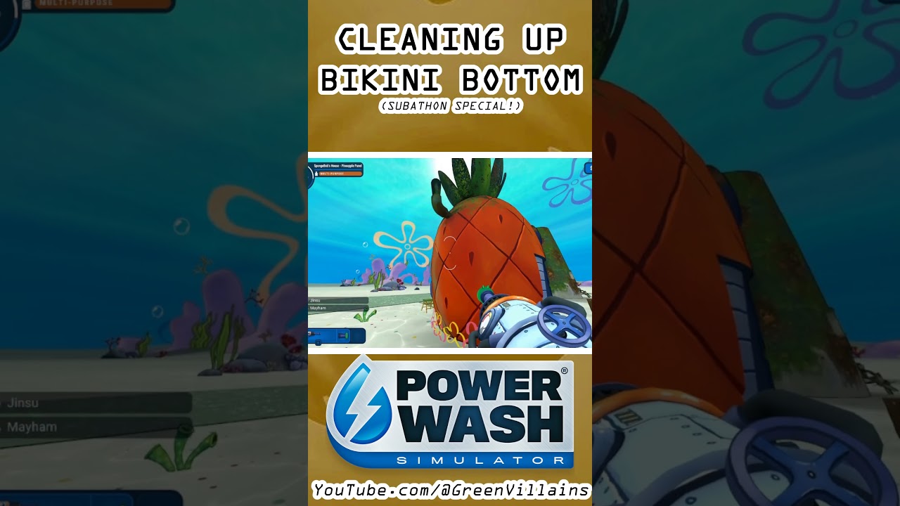Game May Be Broken! - Power Wash Simulator (Spongebob DLC)
