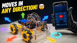 ESP32 Omni Wheel Robot 🤖 | WiFi Controlled Robot Car with Smartphone | DIY Project  screenshot 1