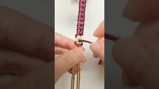 How to Tie Bowknot 260505 Quick Macrame Tutorial #knot #diy#handmade #macrame
