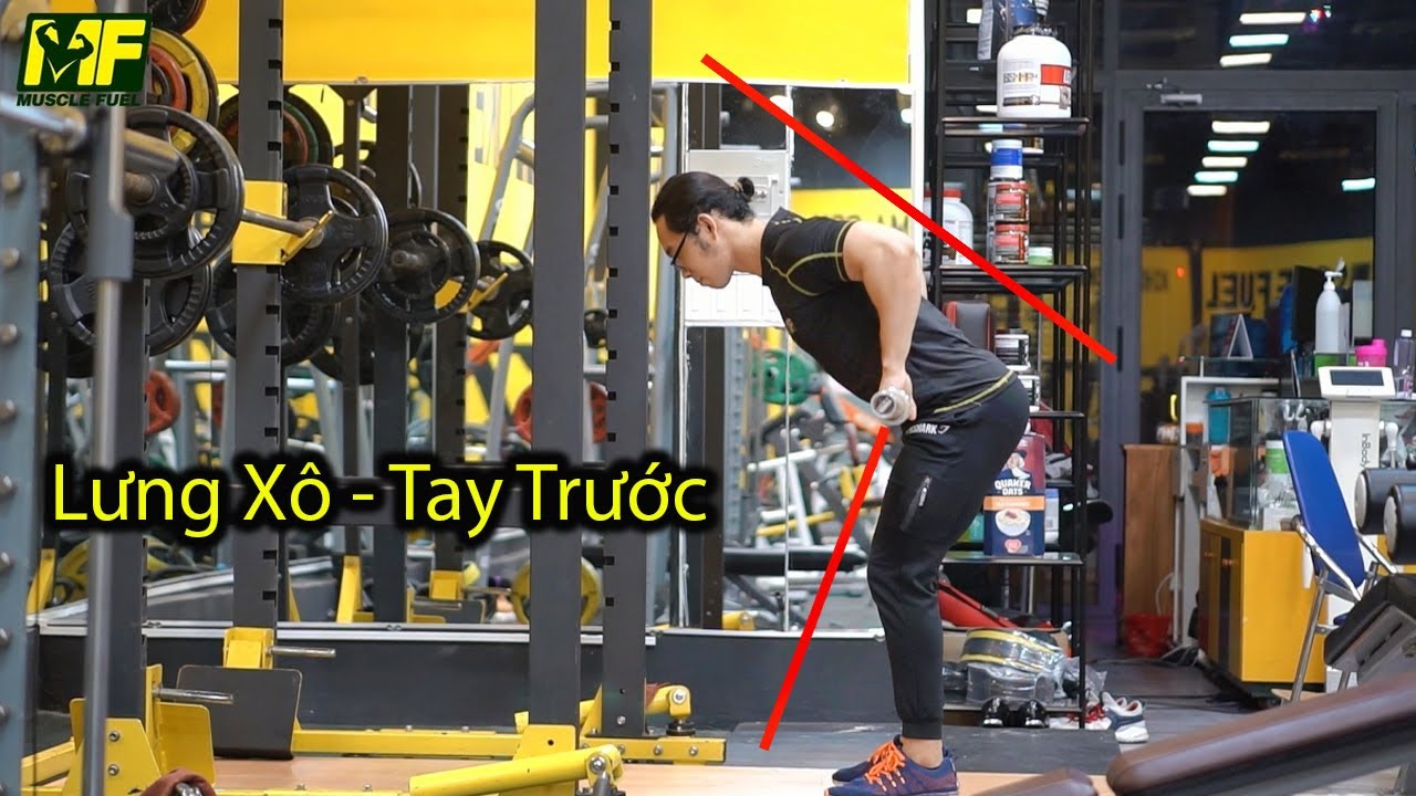 Giáo Án Cơ Bản 6 Buổi Một Tuần Dành Cho Người Mới Tập Gym | Lưng Xô,  Tay Trước | Buổi 2|Muscle Fuel